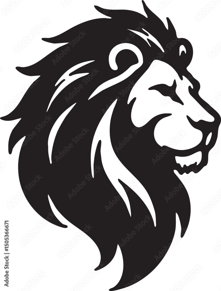 Fototapeta premium Powerful Lion Emblem Vector Art