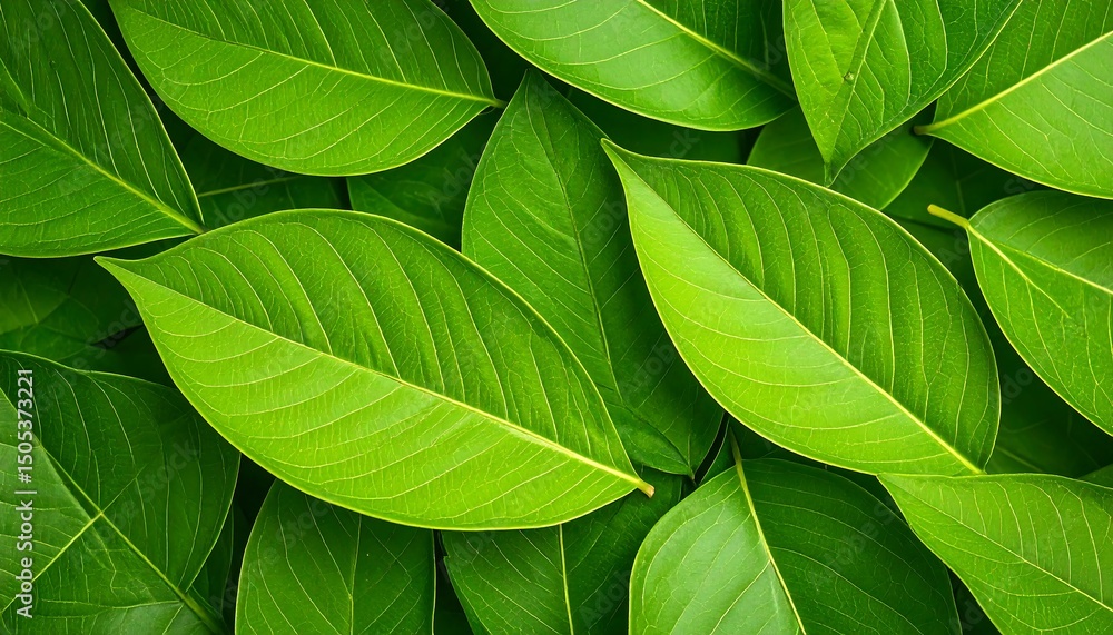 Lush Green Leaf Background Texture. Lush Green Leaf Background Texture.