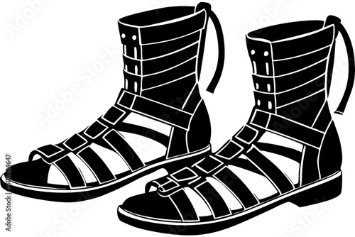 Ancient Roman Gladiator Sandals History, Design & Style, roman, sandals, gladiator, ancient, footwear, historical, shoes, fashion, attire, aesthetic, strong, clip, comfortable, stylish, heritage, grap