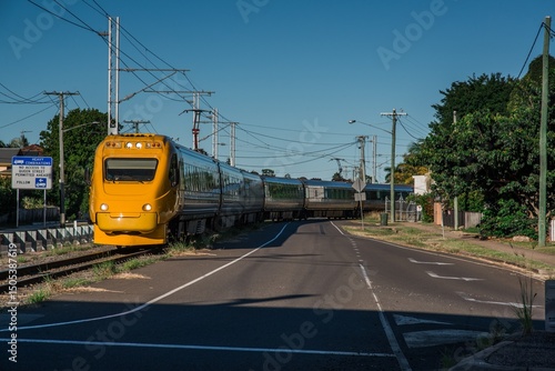 Street running Tilttrain in Bundaberg