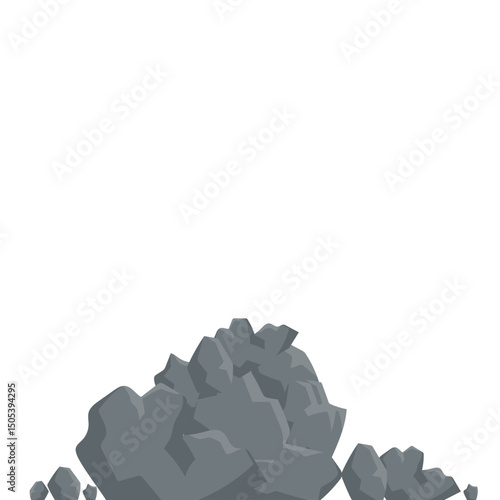 Pile Stone Illustration