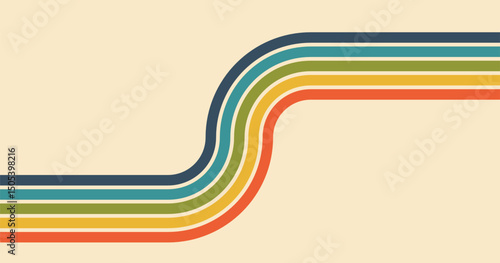 retro abstract colorful rainbow background	