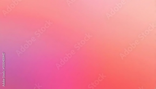 Abstract gradient background with a smooth transition from pink to coral, soft, and dreamy.