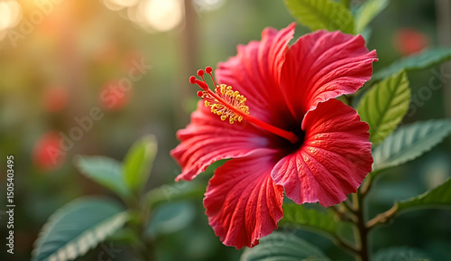 Wallpaper Mural Tropical Exotic Hibiscus Torontodigital.ca