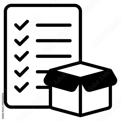 Product Listing outline mixed icon