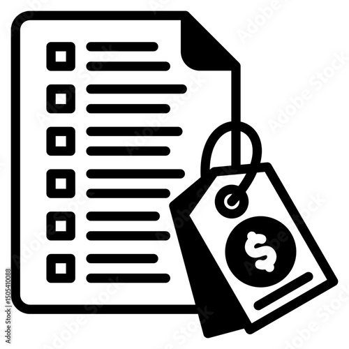 Pricing Tier outline mixed icon
