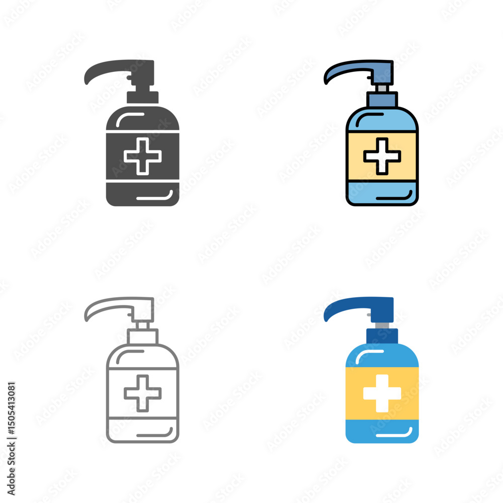 Obraz premium Sanitizer Vector Icon