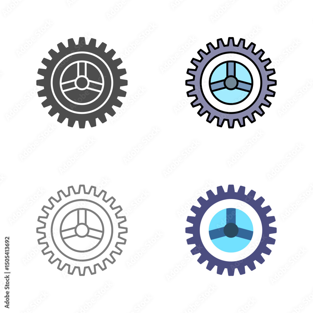 Settings Vector Icon Settings Vector Icon
