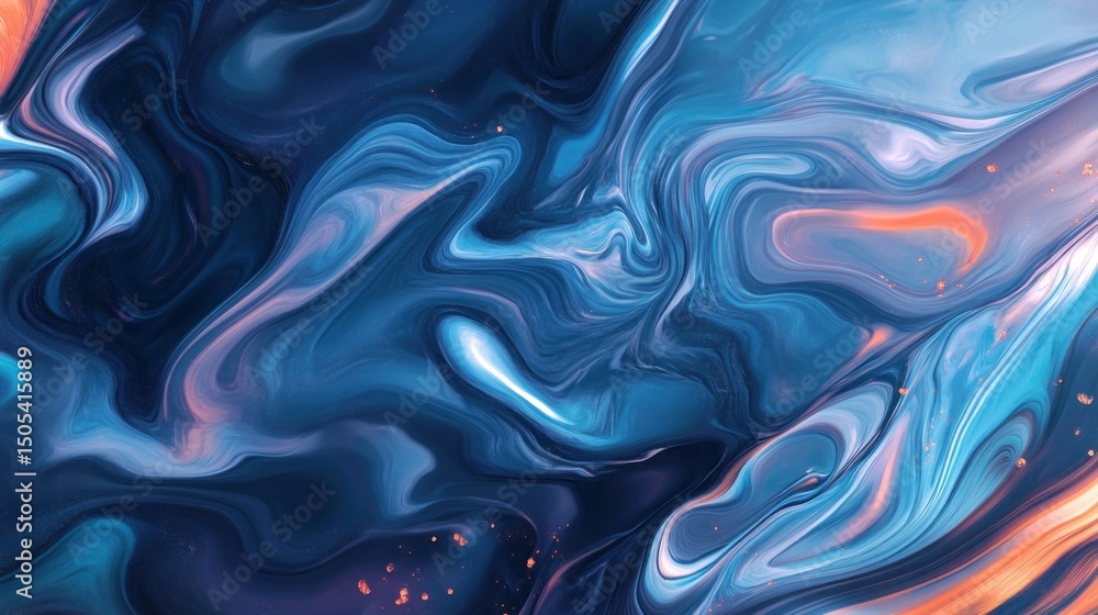 Obraz premium Abstract Fluid Painting