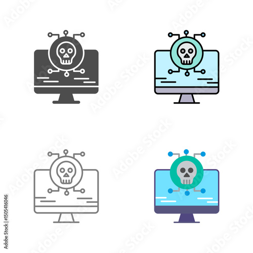 Virus Attack Vector Icon