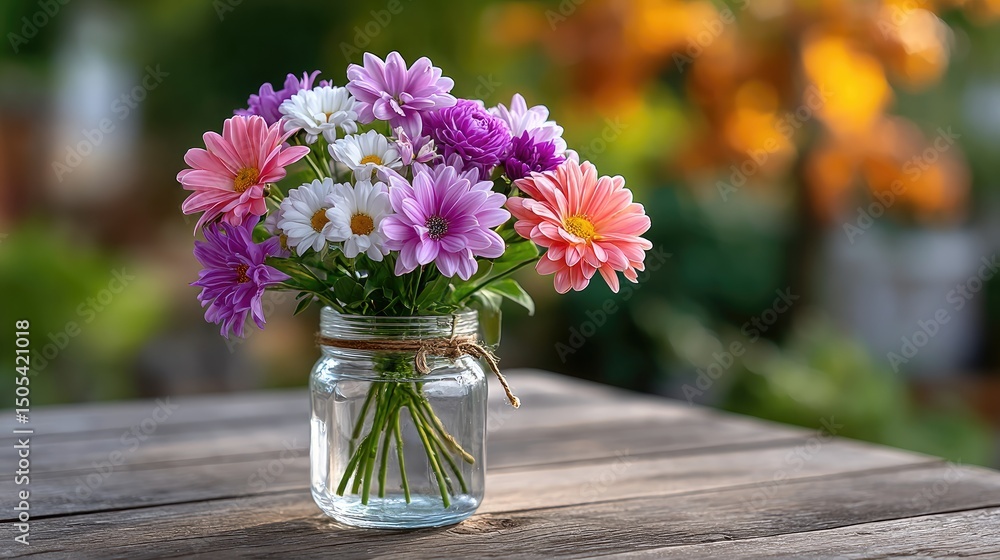 custom made wallpaper toronto digitalColorful flower bouquet in vase