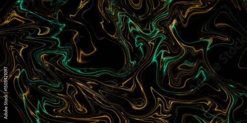 Abstract luxurious black and multi color  smooth wavy marble texture background. Multicolor Repeat Watercolor Vector Marble. Bright Seamless Aqua Graphic Texture.