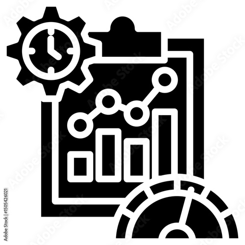 Productivity Metrics glyph icon