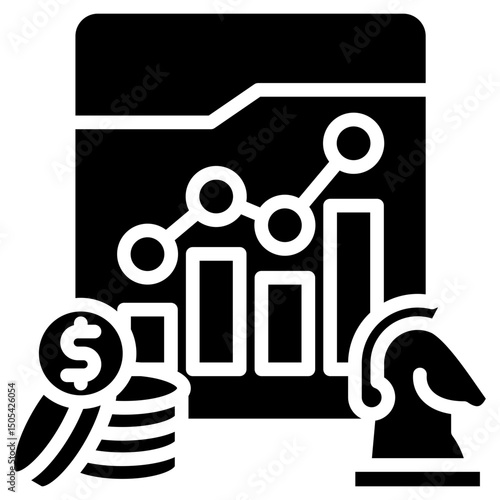 Strategic Evolution glyph icon