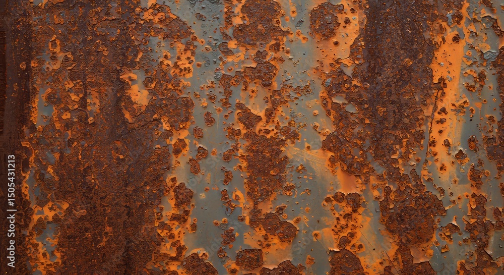 Rusty Metal Wall Texture – Corroded Surface with Industrial Decay Rusty Metal Wall Texture – Corroded Surface with Industrial Decay