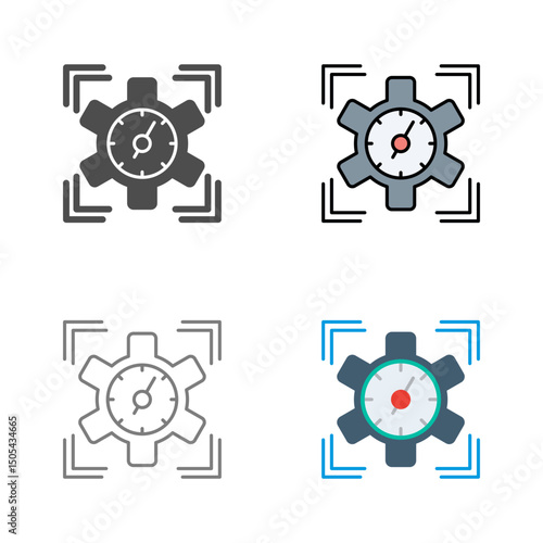 SEO Perfomance Vector Icon