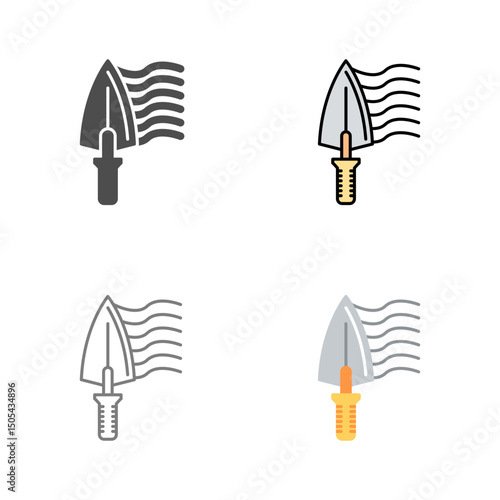 Trowel Vector Icon