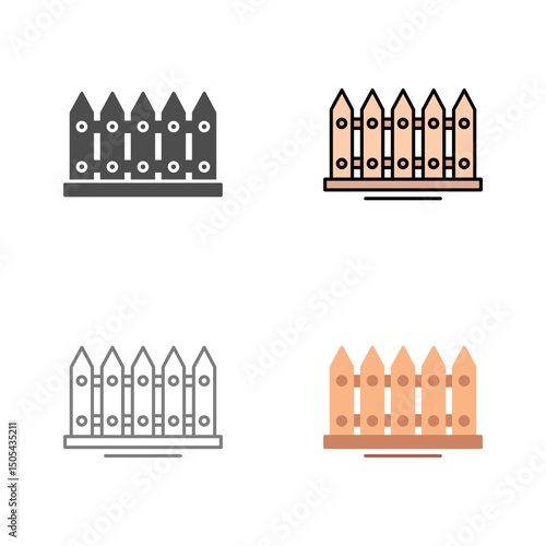 Fence Vector Icon
