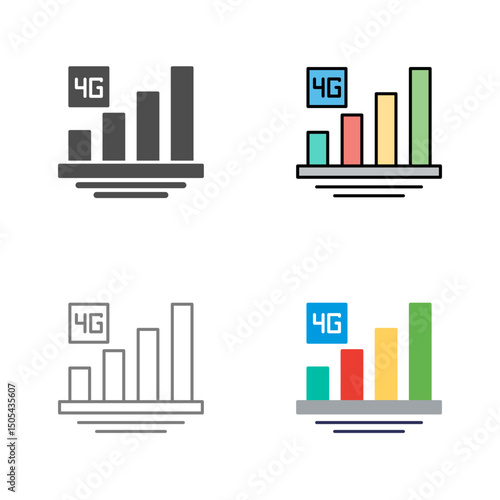 4G Vector Icon