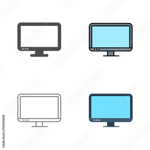 Lcd Vector Icon