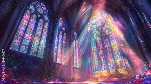 Radiant Cathedral: A symphony of stained glass and light