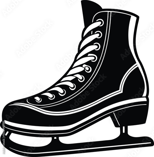 ice skate silhouette