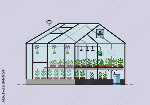 Smart Greenhouse Cultivation with Automated System for Plant Growing