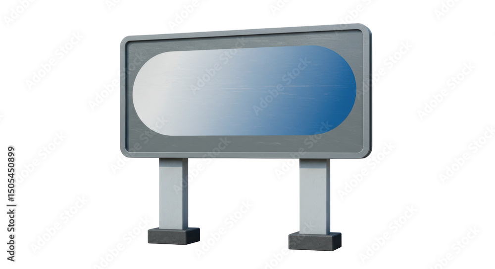 Fototapeta premium Isolated Billboard