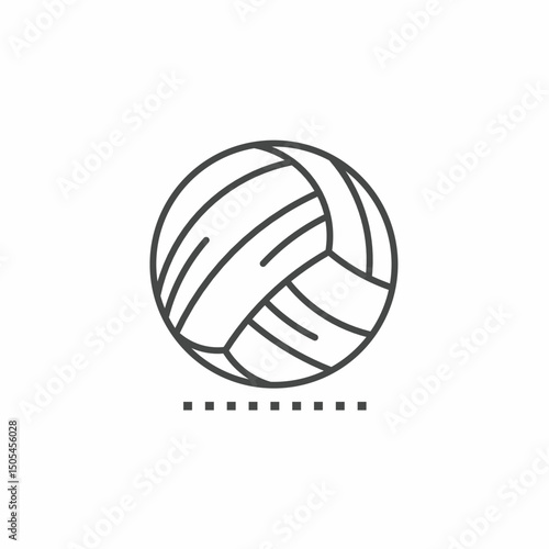 Volleyball vector collection. Illustration design for business. Stock vector.