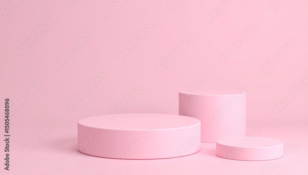 Abstract mock up pastel color Scene, pink geometric shape podium background,3d rende Abstract mock up pastel color Scene, pink geometric shape podium background,3d rende
