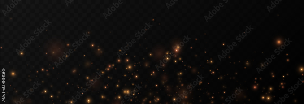 Golden glow dust png. Spraying glitter on isolated transparent background. Sparkling light or sparkling dust png. Christmas light. Golden glow dust png. Spraying glitter on isolated transparent background. Sparkling light or sparkling dust png. Christmas light.