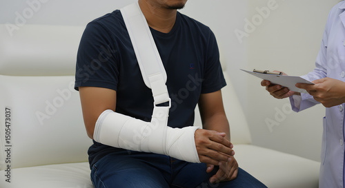Broken Arm Medical Consultation and Cast
