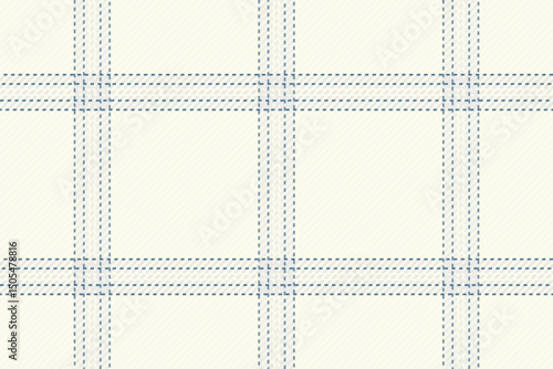 Strip seamless background plaid, net vector fabric pattern. Tape tartan texture check textile in white and sterling silver colors.