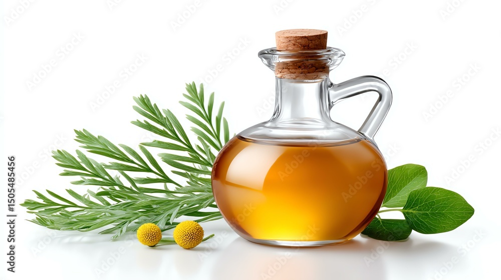 Herbal Oil in Glass Bottle Herbal Oil in Glass Bottle
