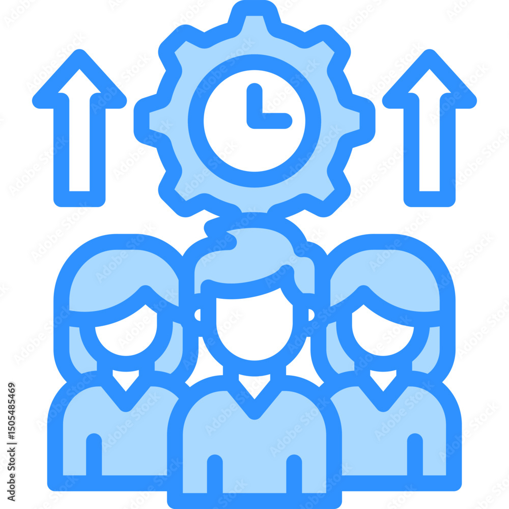 Team Productivity Icon Team Productivity Icon