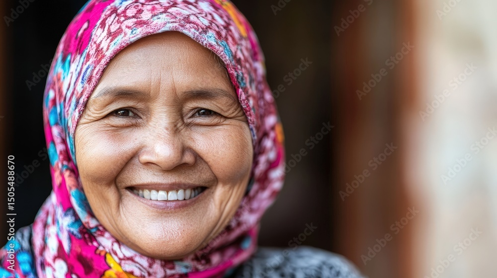 Smiling Woman on Chemo Works at Restaurant Morning Shift Smiling Woman on Chemo Works at Restaurant Morning Shift