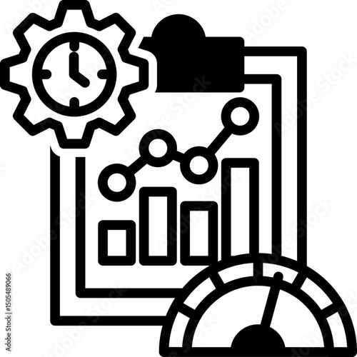 Productivity Metrics mixed icon