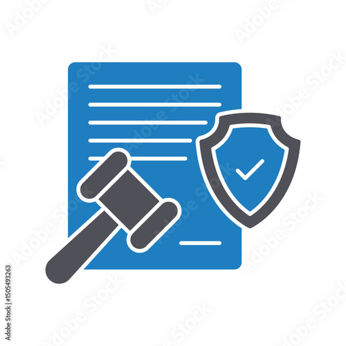 Legal claims :Vector Icon which can easily modify or edit