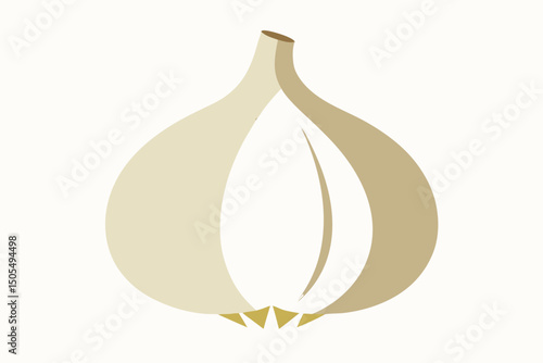 onion isolated on white background