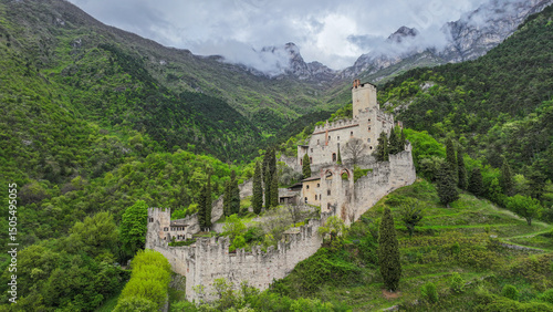 Castello di Avio: Medieval Fortress in the Trentino Mountains - Alps