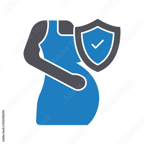 Pregnancy coverage :Vector Icon which can easily modify or edit