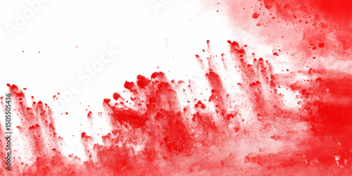 Beautiful abstract colorful white and red powder explosion background. Freeze motion canvas for creative grunge design vintage cards, retro templates Particles explosion screen saver, wallpaper vector