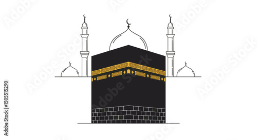 From Simplicity to Detail Diverse Illustrations of the Sacred Kaaba