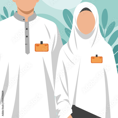 Preparing for Hajj: Pilgrims Getting Ready for Their Sacred Journey"