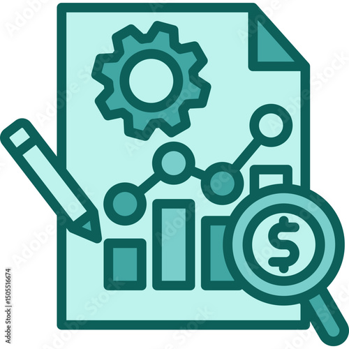 Variance Analysis solid icon