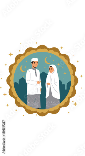 Preparing for Hajj: Pilgrims Getting Ready for Their Sacred Journey"