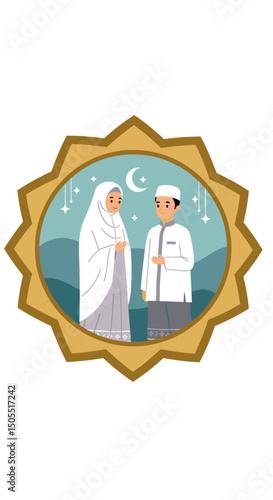 Preparing for Hajj: Pilgrims Getting Ready for Their Sacred Journey"