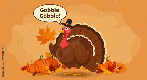 Gobble Gobble: A Turkey with Sunglasses Ready for Thanksgiving