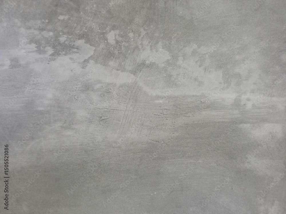 Naklejka premium Smooth Gray Concrete Wall Plaster Texture