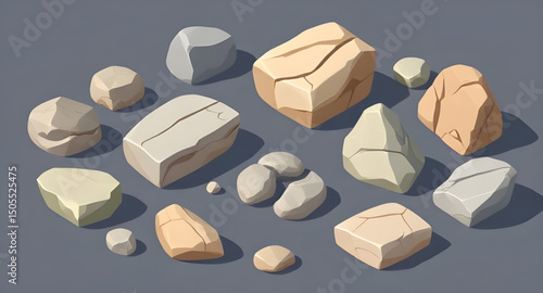 stone collection, cartoon stones, stone icons, stone isolated, mineral stones, stone flat design, stone group, rock formation, stone pile vector, stone symbol, stone art, stone shape, rocky texture, m
